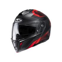Capacete Hjc I90 Lark Vermelho E Preto