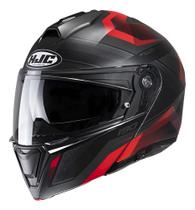 Capacete HJC I90 Lark Vermelho e Preto Capacete HJC I90 Lark Vermelho e Preto