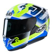 Capacete Hjc Rpha 11 Nectus Amarelo Azul Tri-composto