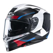 Capacete HJC RPHA 70 Kosis Preto Branco ul e Vermelho 55