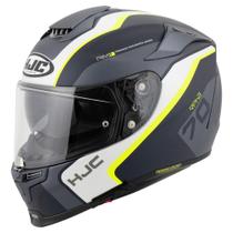 Capacete Hjc Rpha 70 Kroon Preto Branco E Verde 56 F016