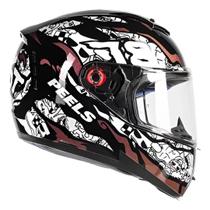 Capacete Icon 23 Pilot PretoBranco ~ Peels
