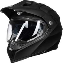 Capacete ILM 606V Off Road Motorcycle Dual Sport DOT L Matte Black Capacete ILM 606V Off Road Motorcycle Dual Sport DOT L Matte Black
