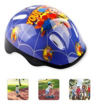 Capacete Infantil - Azul Estiloso Para Skate E Patinete - Proteção Capacete Infantil - Azul Estiloso Para Skate E Patinete - Proteção