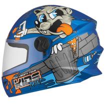 Capacete Infantil Fechado Integral Lançamento New Liberty Four Pro Tork Kids Paint Fosco