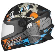 Capacete Infantil Fechado Integral Lançamento New Liberty Four Pro Tork Kids Paint Fosco