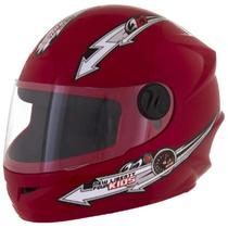 Capacete Infantil Fechado Liberty Four Vermelho 54 Pro Tork