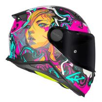 Capacete Infantil Feminino Moto Ls2 FF812 Rosa Kids Criança Capacete Infantil Feminino Moto Ls2 FF812 Rosa Kids Criança
