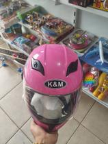 Capacete infantil feminino rosa