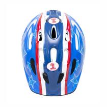 Capacete Infantil Jet Tomcat Bike Skate Ciclismo Patins Patinete America Azul Ajuste Tamanho Capacete Infantil Jet Tomcat Bike Skate Ciclismo Patins Patinete America Azul Ajuste Tamanho