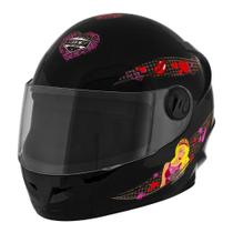 Capacete Infantil Mixs Start Selfie Fechado 54 Preto Capacete Infantil Mixs Start Selfie Fechado 54 Preto