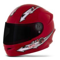 Capacete Infantil moto Liberty Four Kids Pro Tork tamanho 54 viseira Fumê aprovado pelo inmetro