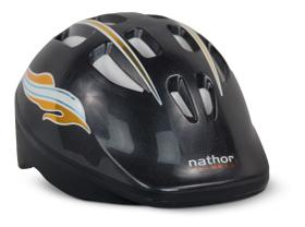 Capacete Infantil Nathor Preto para Bicicleta Skate e Patins Capacete Infantil Nathor Preto para Bicicleta Skate e Patins