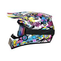 Capacete Infantil Off-Road para Motocross, Cross Bike e Downhill (DH)