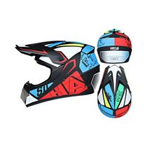 Capacete Infantil para Motocross e Downhill - 3 Bicicletas Off-Road