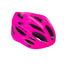 Capacete inmold mtb start 54-58 20 furos rosa sinalizador