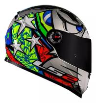 Capacete Integral Ls2 Ff358 Classic Alex Barros Silver