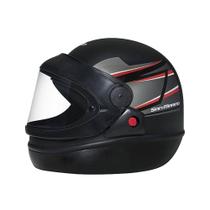 Capacete Integral San Marino Tittanium Preto Fosco TAM 60 Capacete Integral San Marino Tittanium Preto Fosco TAM 60
