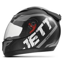 Capacete Jett Evo Line Cinza Brilhante Tamanho 60 CAP-697CZ - Pro Tork Capacete Jett Evo Line Cinza Brilhante Tamanho 60 CAP-697CZ - Pro Tork