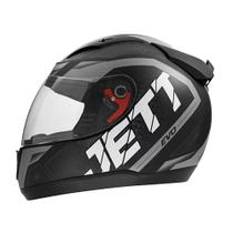 Capacete Jett Evo Line Cinza - Fosco Tamanho 60 CAP-694CZ - Pro Tork