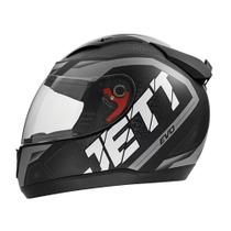 Capacete Jett Evo Line Cinza - Fosco Tamanho 60 CAP-694CZ - Pro Tork Capacete Jett Evo Line Cinza - Fosco Tamanho 60 CAP-694CZ - Pro Tork