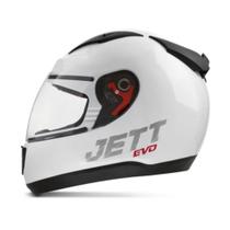 Capacete Jett Evo Line Solid Branco - Brilhante Tamanho 58 CAP-696BC - Pro Tork