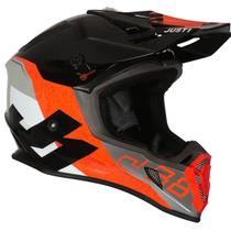 Capacete just1 j38 korner laranja/preto