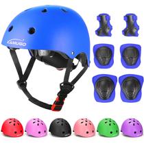 Capacete KAMUGO Kids ajustável com equipamento de proteção de 3 a 8 anos