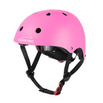 Capacete KAMUGO Kids ajustável para crianças de 2 a 8 anos rosa escuro