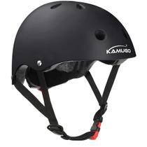 Capacete KAMUGO Toddler Bike para meninas e meninos de 2 a 8 anos, preto