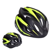 Capacete Kode Eagle Preto Fosco/Amarelo MD Mtb Speed SSX Multicoisas Capacete Kode Eagle Preto Fosco/Amarelo MD Mtb Speed SSX Multicoisas