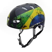 Capacete Kraft Bike - Bandeira Brasil