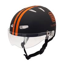 Capacete Kraft Bike Vision Historic 66 Preto M