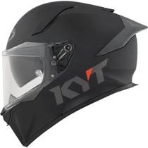 Capacete kyt r2r max matt black preto fosco