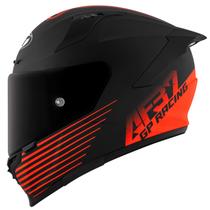 Capacete KYT Striker Livery Vermelho Oculos Moto Esportivo