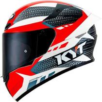 Capacete Kyt Tt-course Gear Black / Red