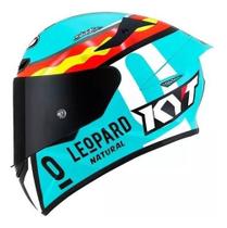 Capacete Kyt Tt Course Leopard Jaume Masia Spain Moto