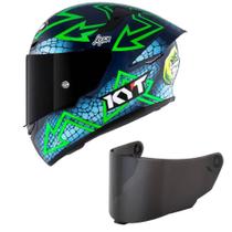Capacete KYT TT Course Manzi Misano 23 Arrow Mais Viseira Fumê Tamanho:58 Capacete KYT TT Course Manzi Misano 23 Arrow Mais Viseira Fumê Tamanho:58