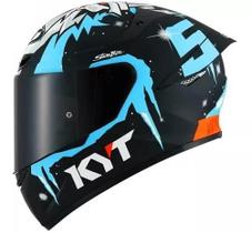 Capacete KYT TT Course Masia Winter Gloss Brilhante