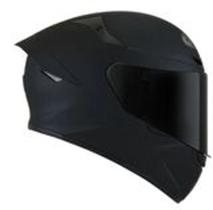 Capacete kyt tt-course plain matt black