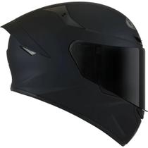 Capacete KYT TT Course Plain Preto Fosco