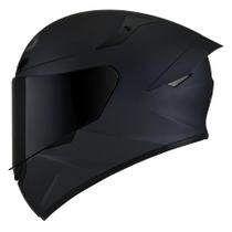 Capacete KYT TT Course Preto Fosco Plain Esportivo Moto