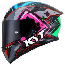 Capacete Kyt Tt Course Ratthapark Play - Preto/Rosa