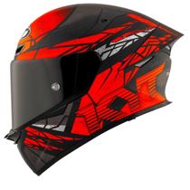 Capacete KYT TT Revo Combustion Vermelho Spoiler Moto Brasil
