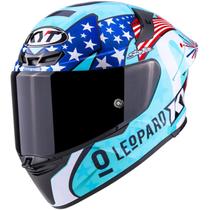 Capacete kyt tt-revo leopard americas Capacete kyt tt-revo leopard americas
