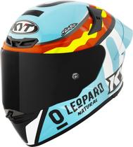 Capacete KYT TT Revo Leopard Spaniard Azul