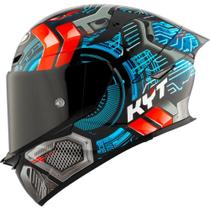 Capacete KYT TT-Revo Synchrotron Preto/ Azul