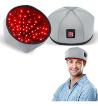 Capacete Laser LED para Crescimento Capilar Tratamento Calvície Boné Infravermelho