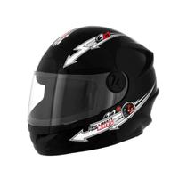 Capacete liberty four kids inf 54 preto fosco