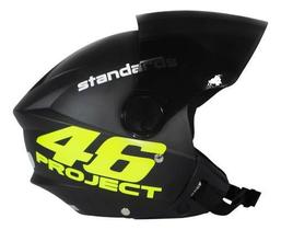 Capacete Liberty New 3 Personalizado Project 46 Vr com Viseira Fumê Capacete Liberty New 3 Personalizado Project 46 Vr com Viseira Fumê